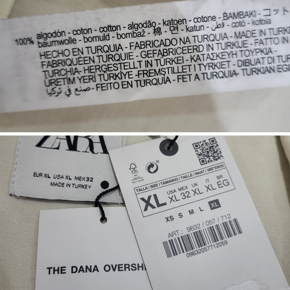 Zara Cream Button-Up Jacket - Picture 15 of 15